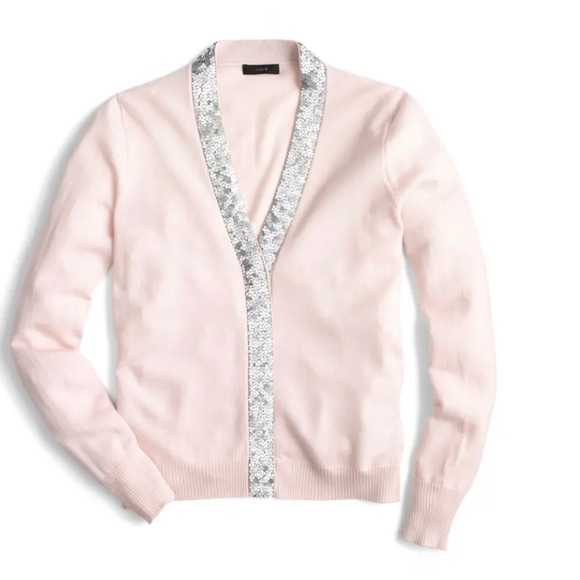 J. Crew Sweaters J Crew Harlow Sequin Placket Cardigan Poshmark